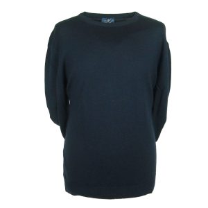 4° MILLENNIO MAGLIA A GIROCOLLO DA UOMO IN LANA MERINO EXTRAFINE BLU