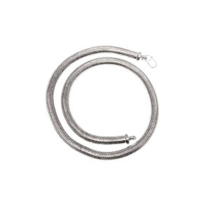 Collana uomo snake Indiano bombato in argento 7mm – 008ST