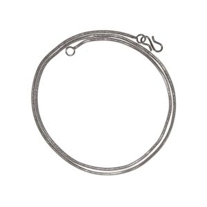 Collana uomo snake tondo sottile in argento – 022U