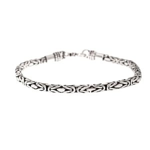 Bracciale uomo thai borobudur in argento 925 3.5mm – 052U